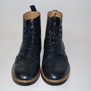 Blue Wingtip Joseph Abboud Boots